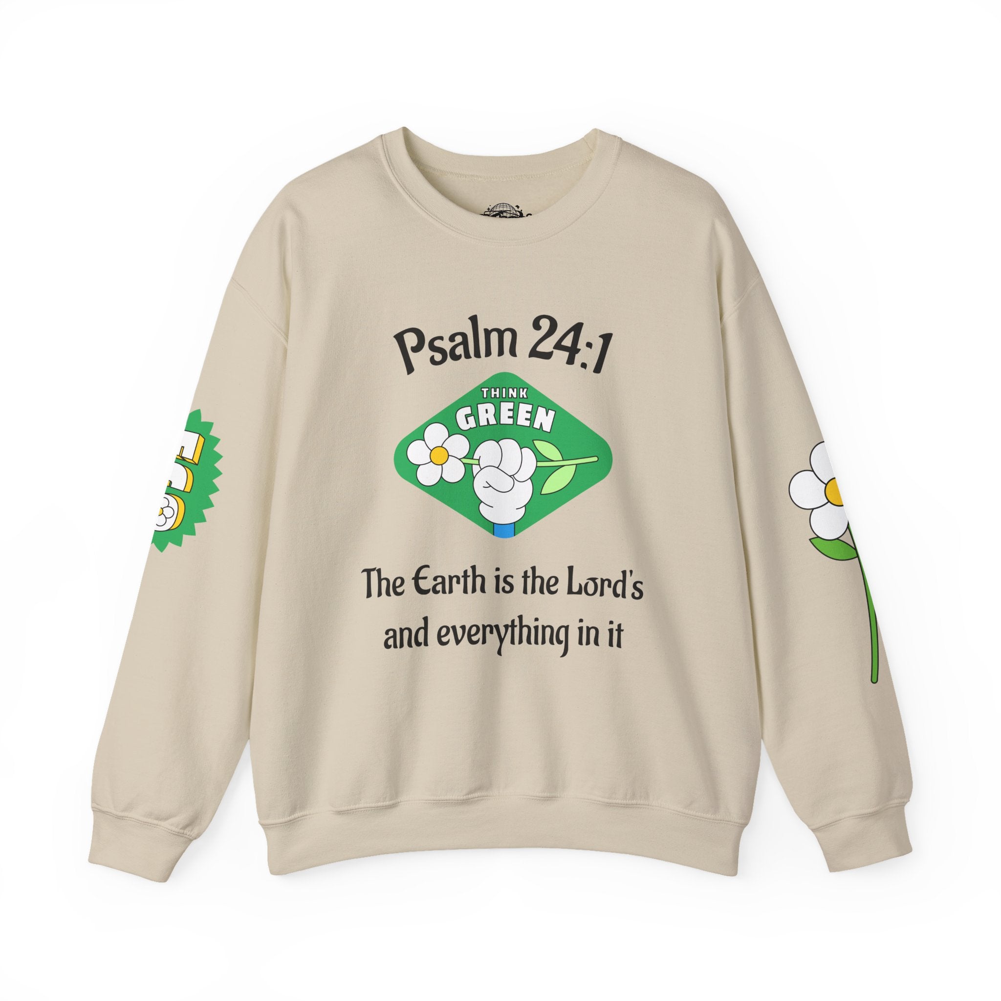 Psalm 24:1 Crewneck Sweatshirt