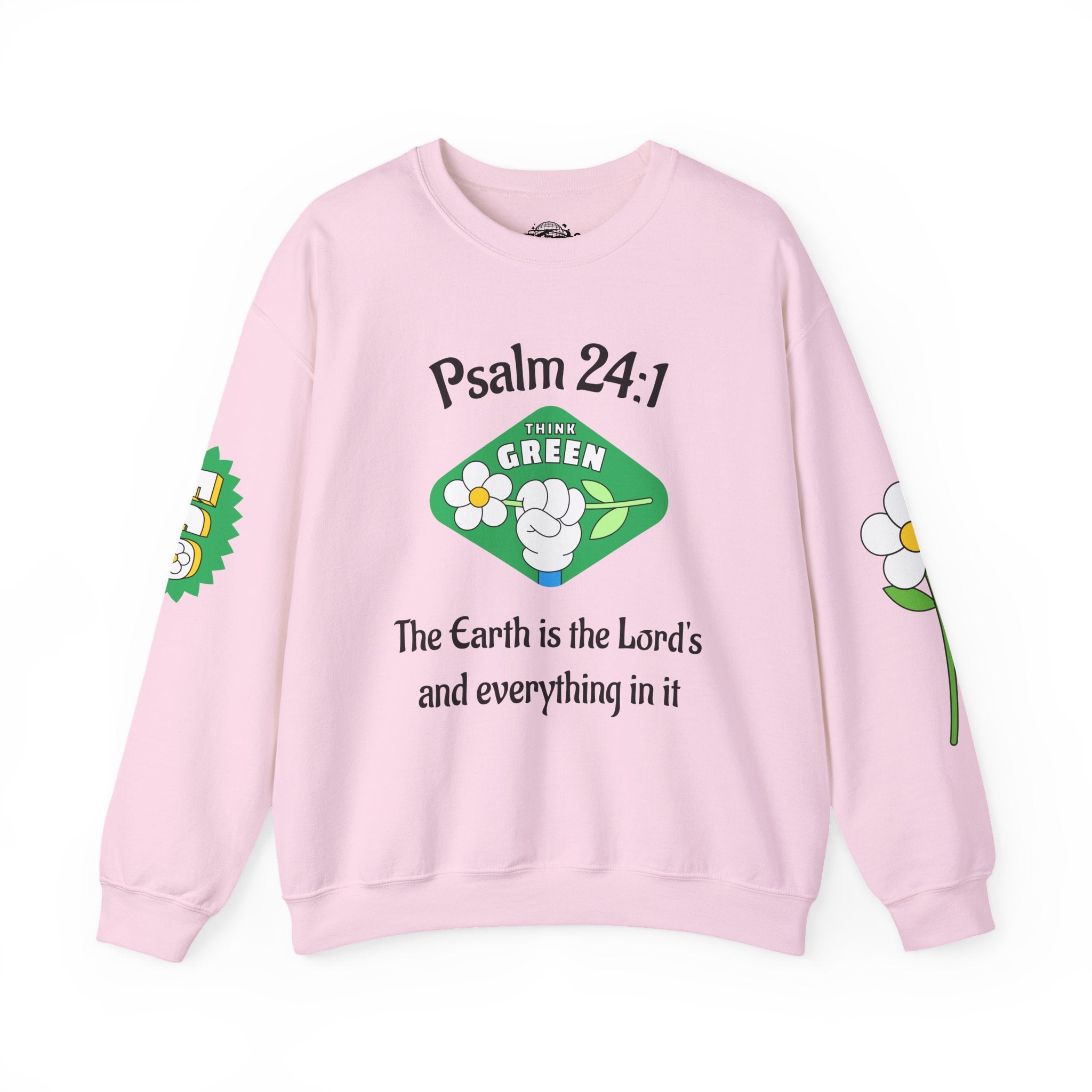Psalm 24:1 Crewneck Sweatshirt