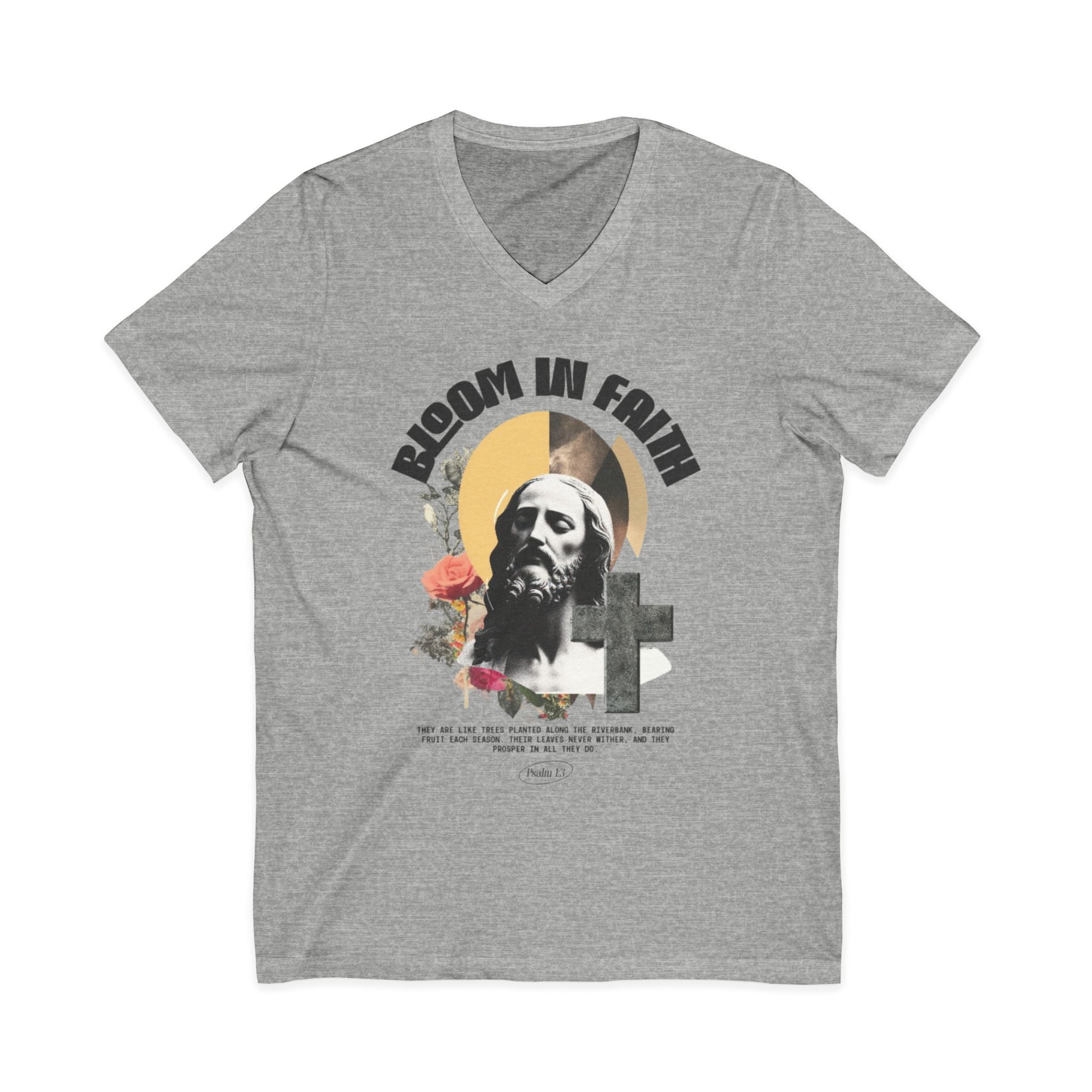 Bloom In Faith V-Neck
