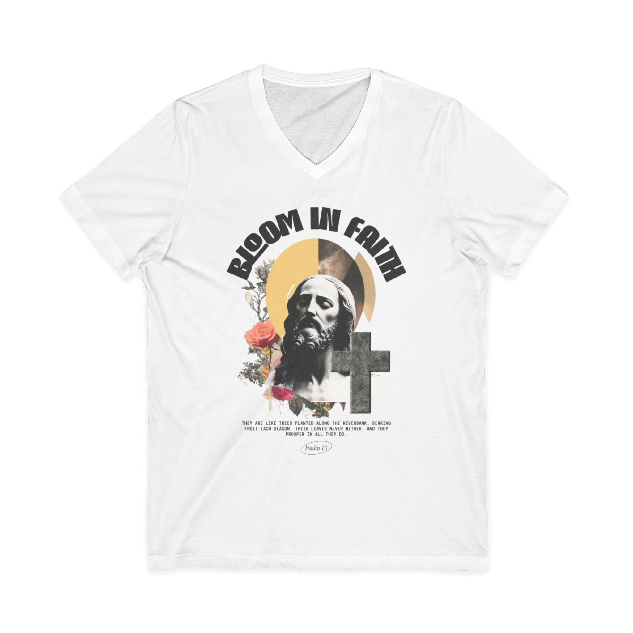 Bloom In Faith V-Neck