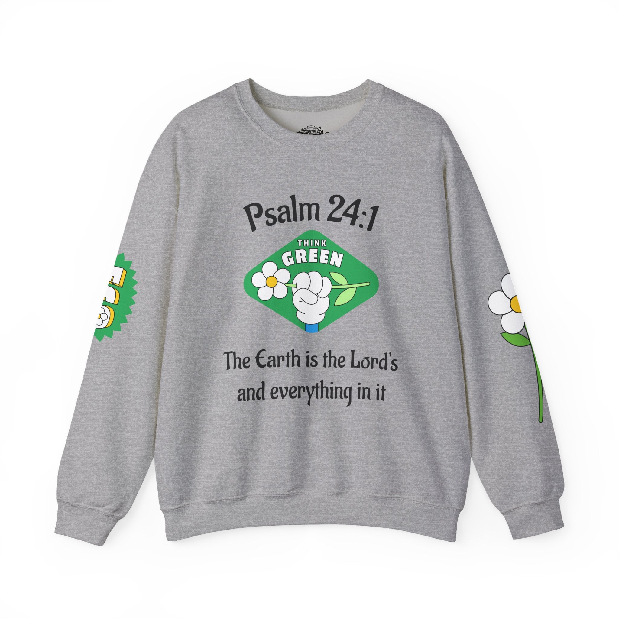 Psalm 24:1 Crewneck Sweatshirt