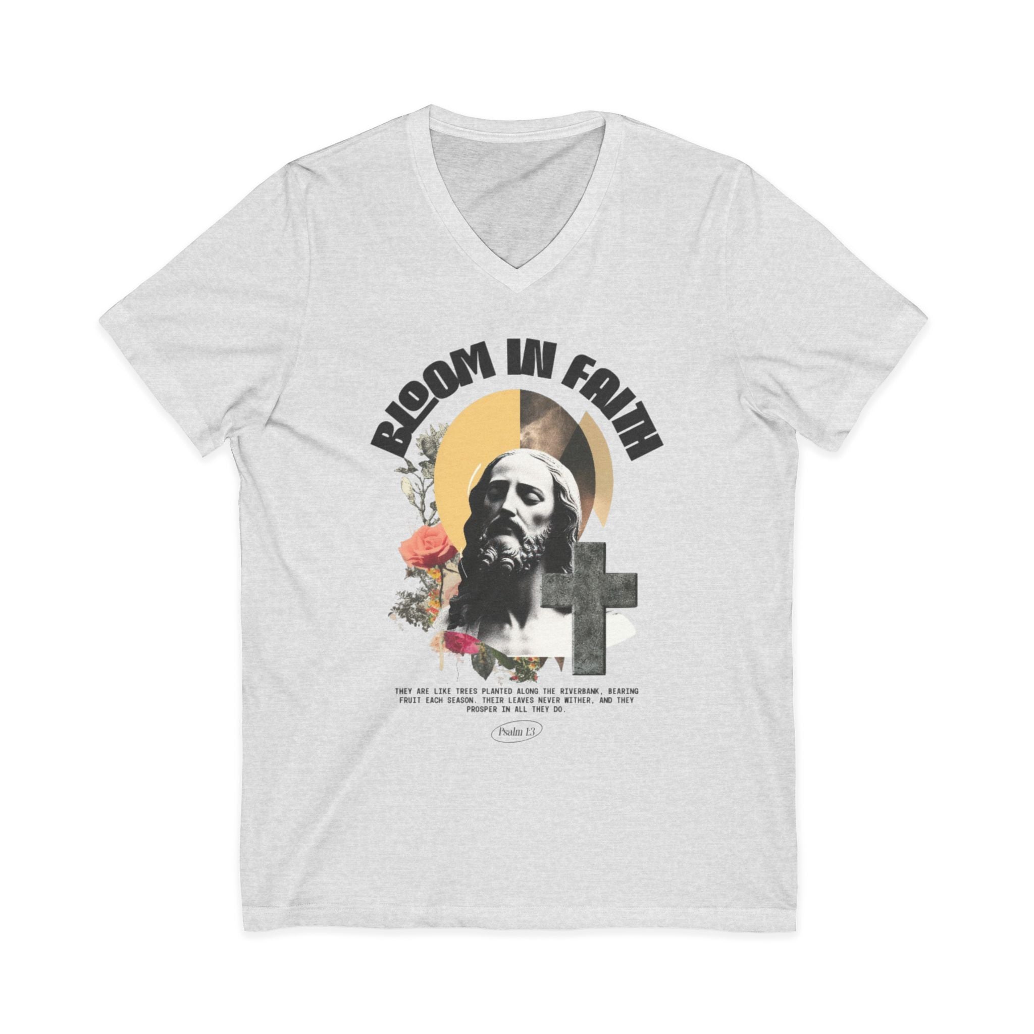 Bloom In Faith V-Neck