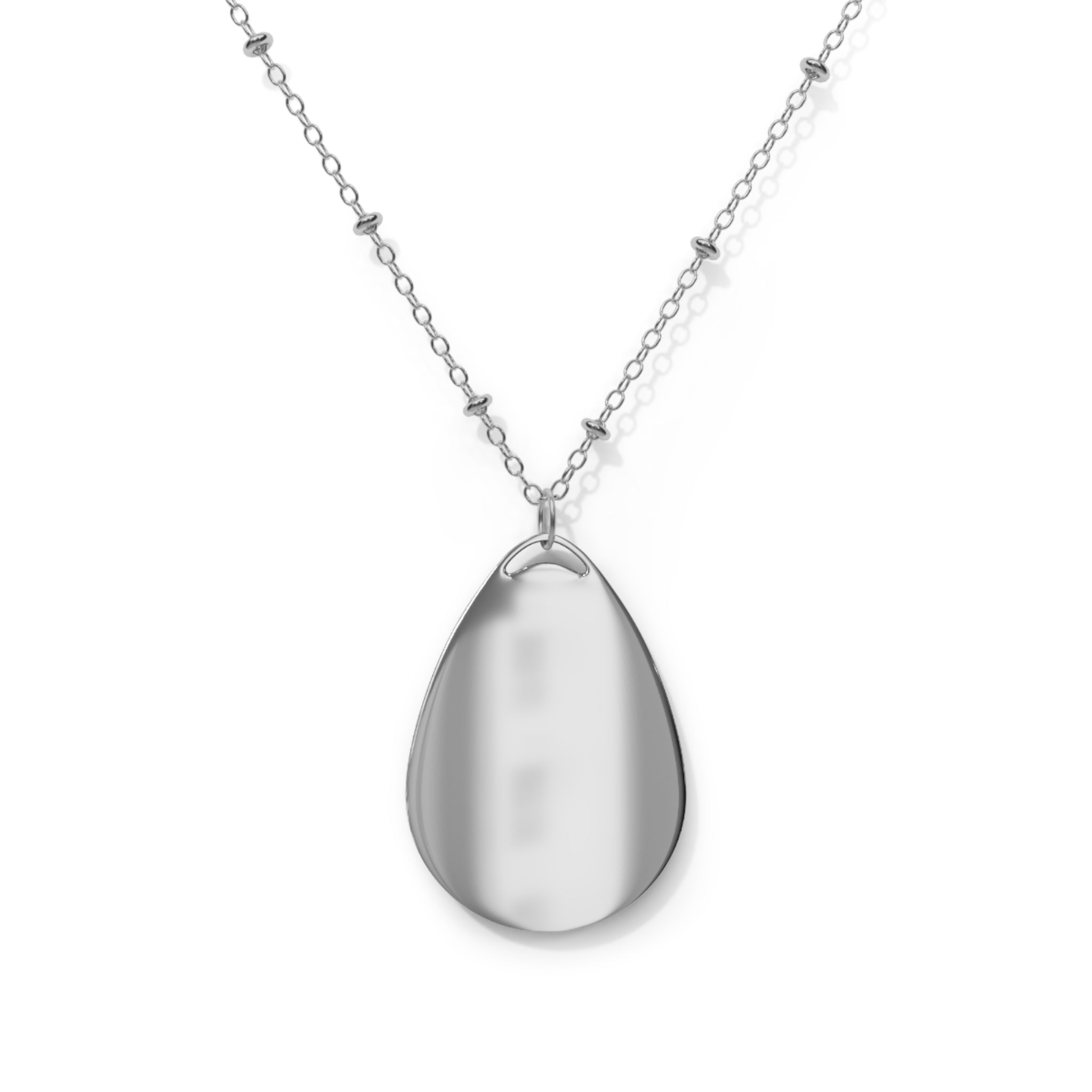 Olive Branch Oval Necklace