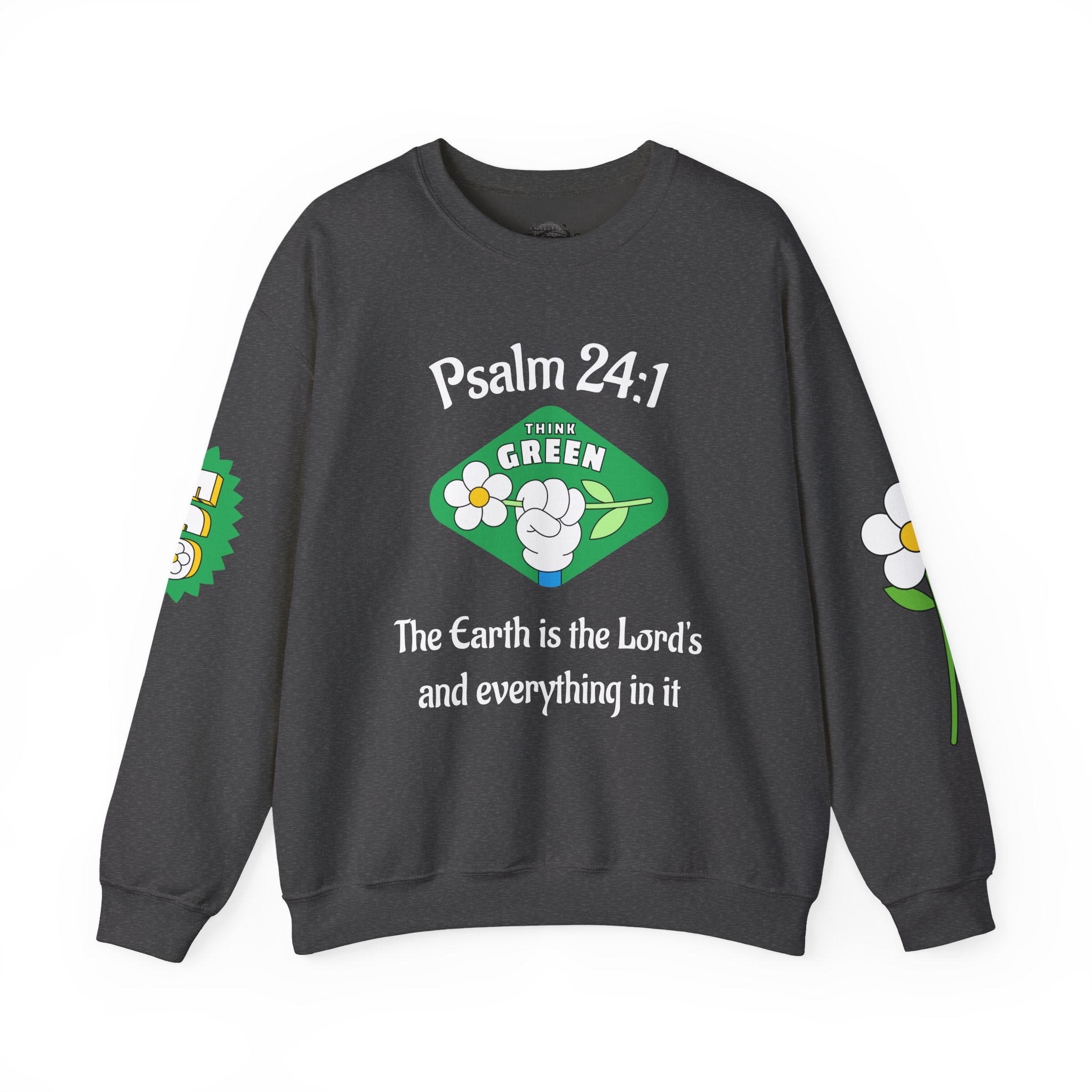 Psalm 24:1 Crewneck Sweatshirt