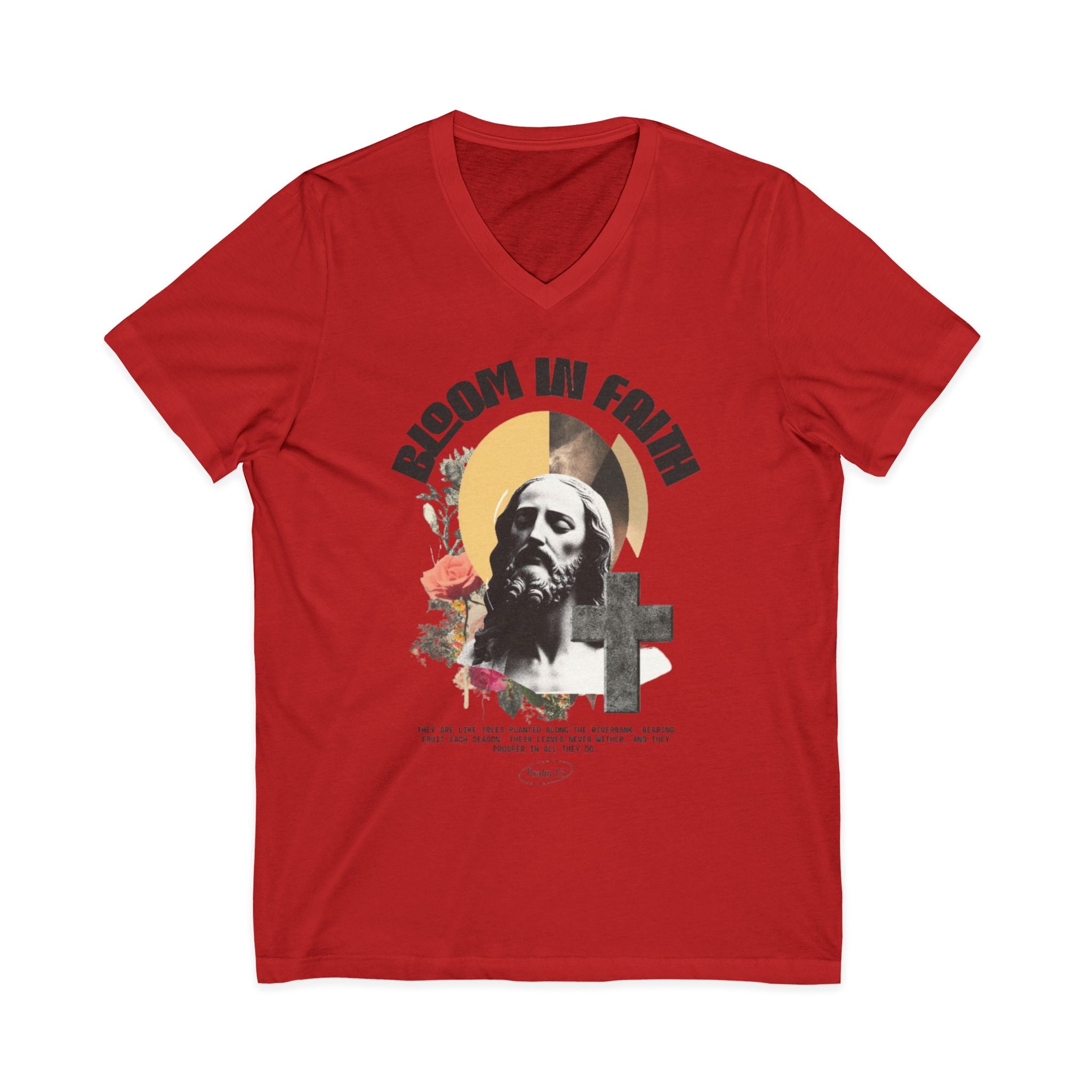 Bloom In Faith V-Neck