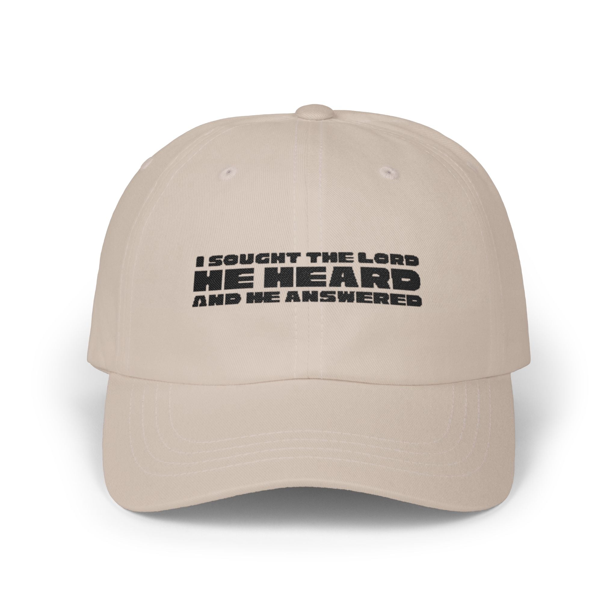 I Sought The Lord Baseball Hat