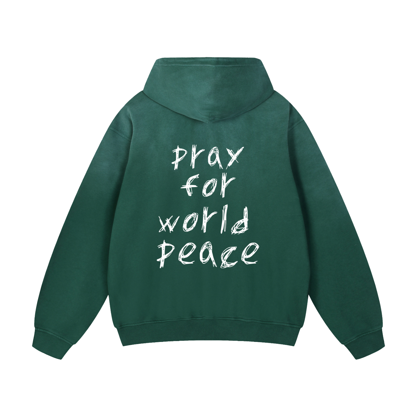 Pray For World Peace Oversized Hoodie