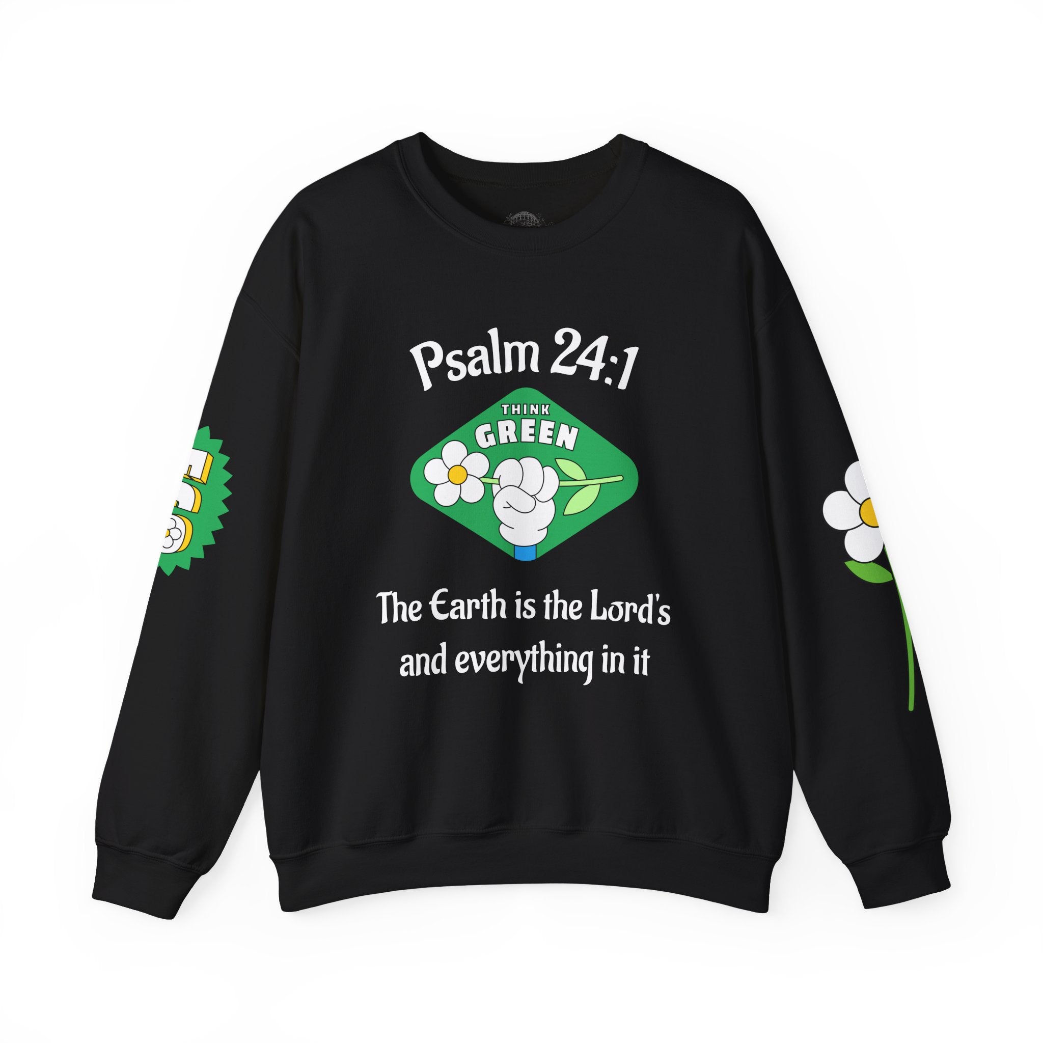 Psalm 24:1 Crewneck Sweatshirt