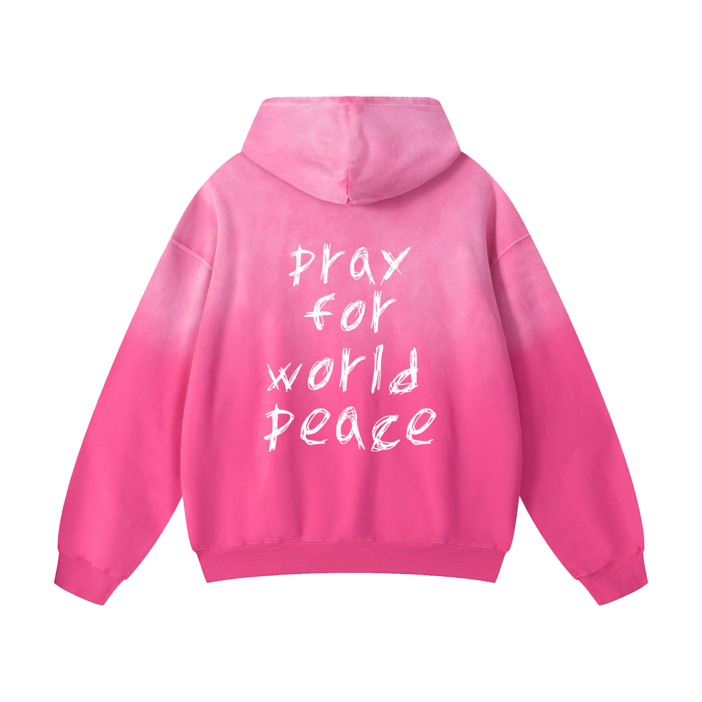 Pray For World Peace Oversized Hoodie