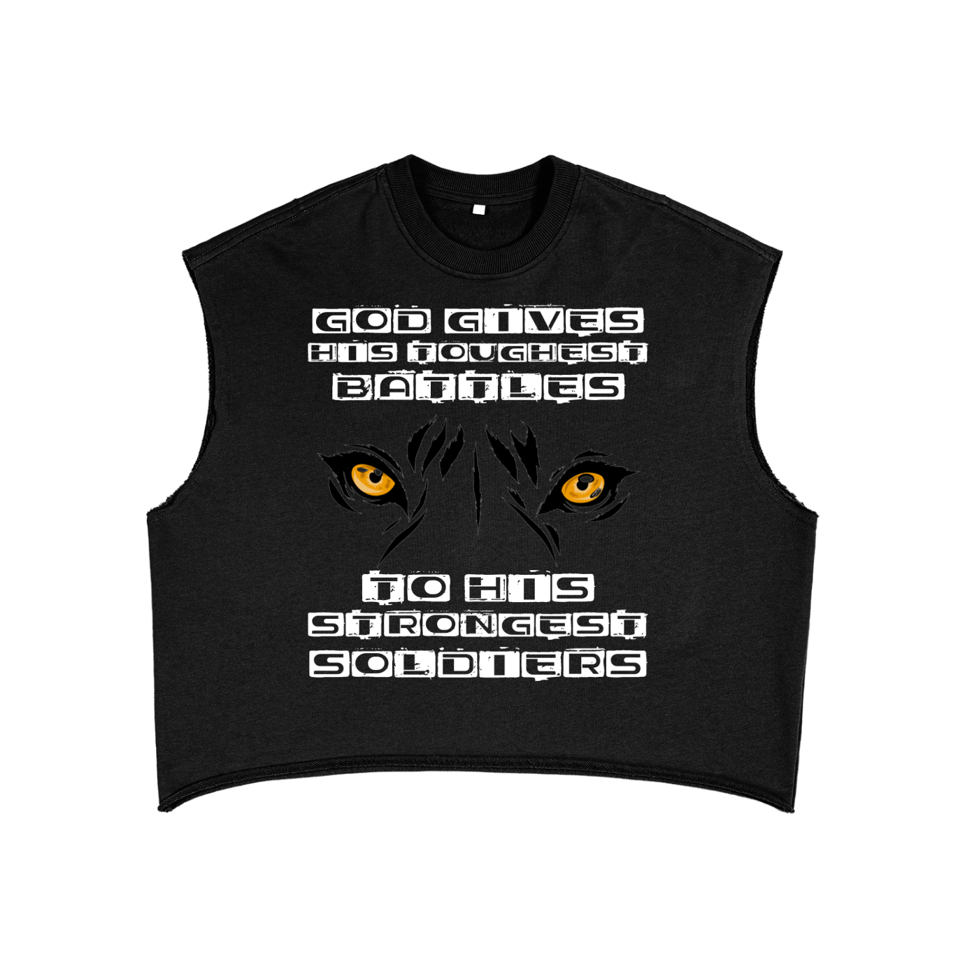 God's Toughest Soldier Boxy Tank Top