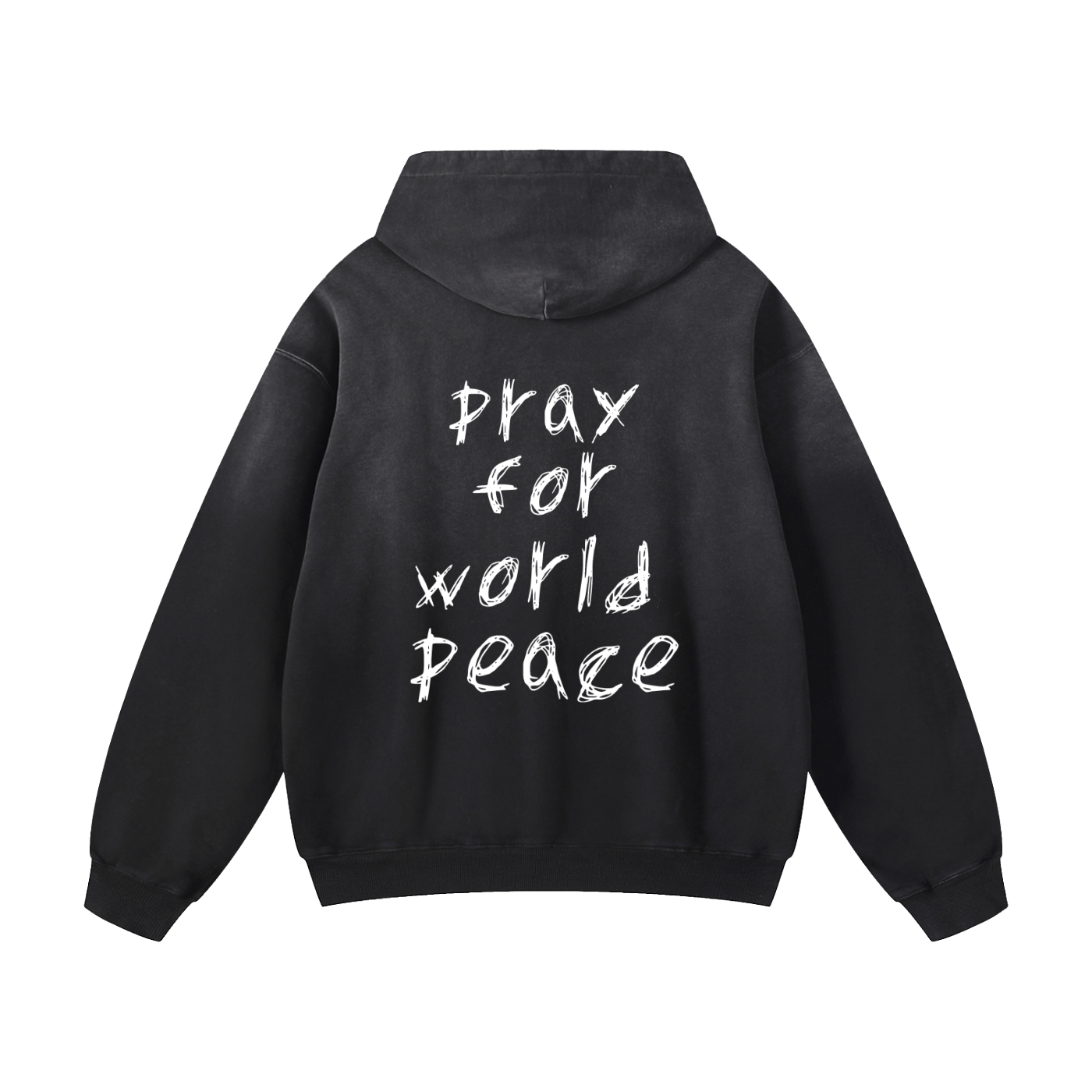 Pray For World Peace Oversized Hoodie