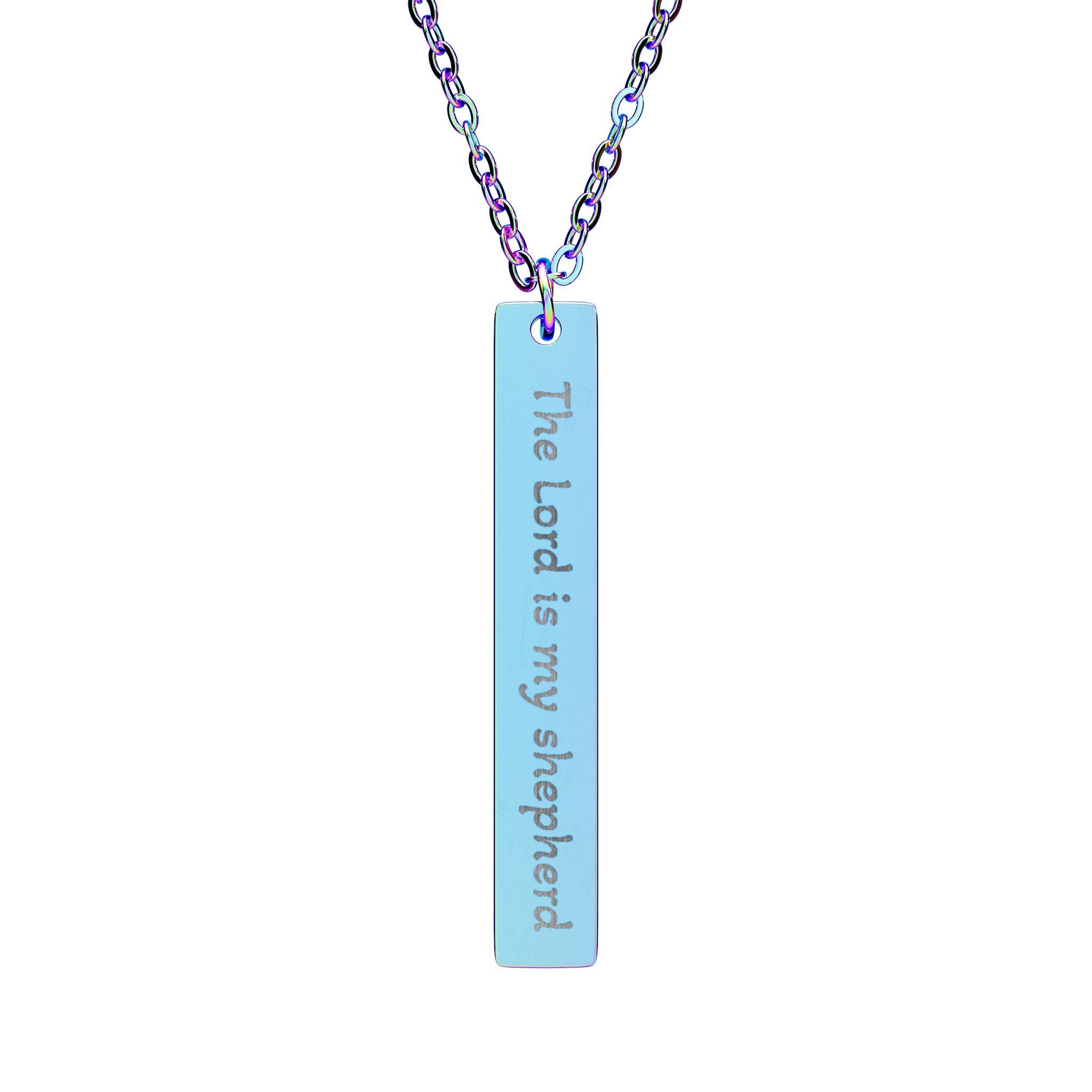 The Lord Is My Shepherd Personalized Necklace