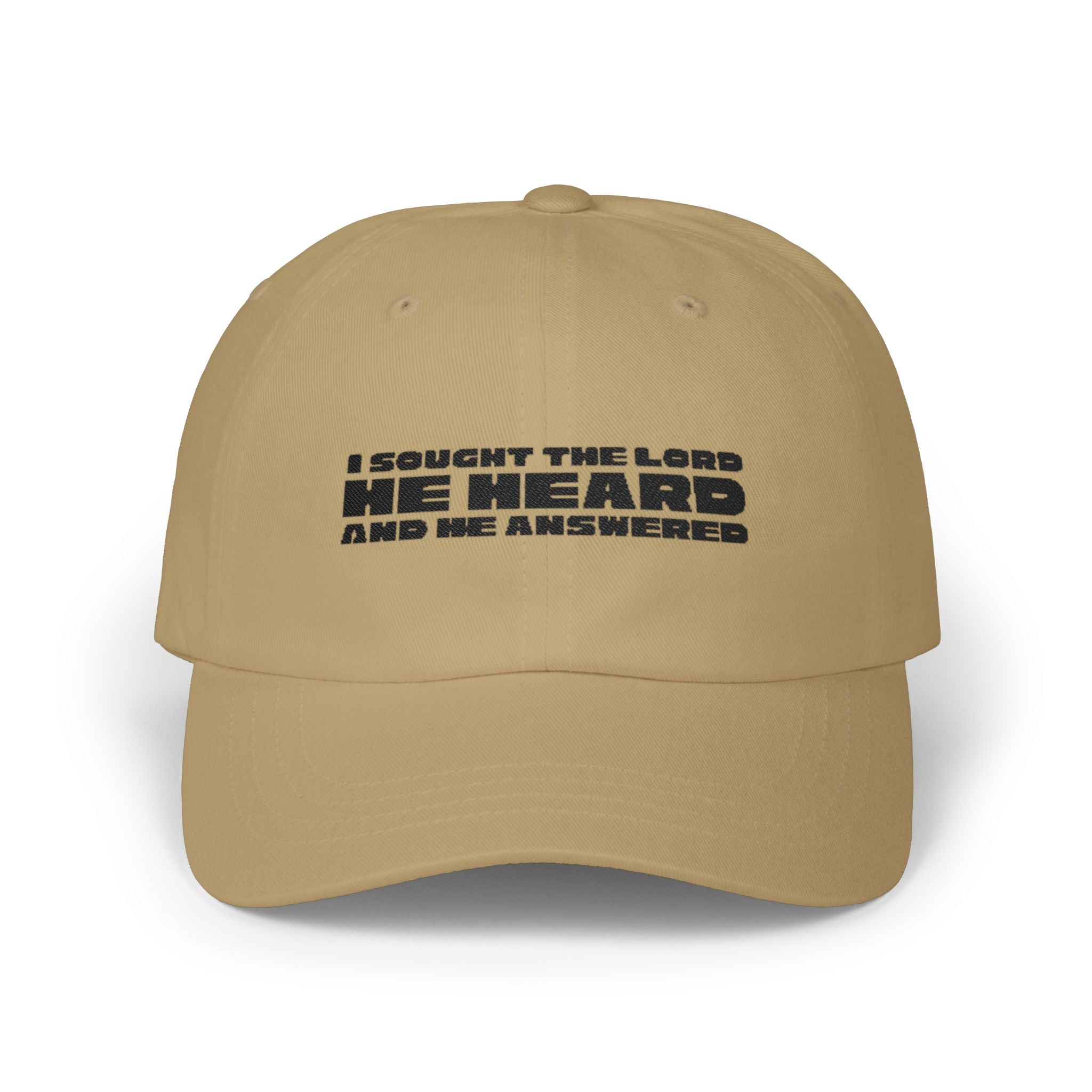 I Sought The Lord Baseball Hat