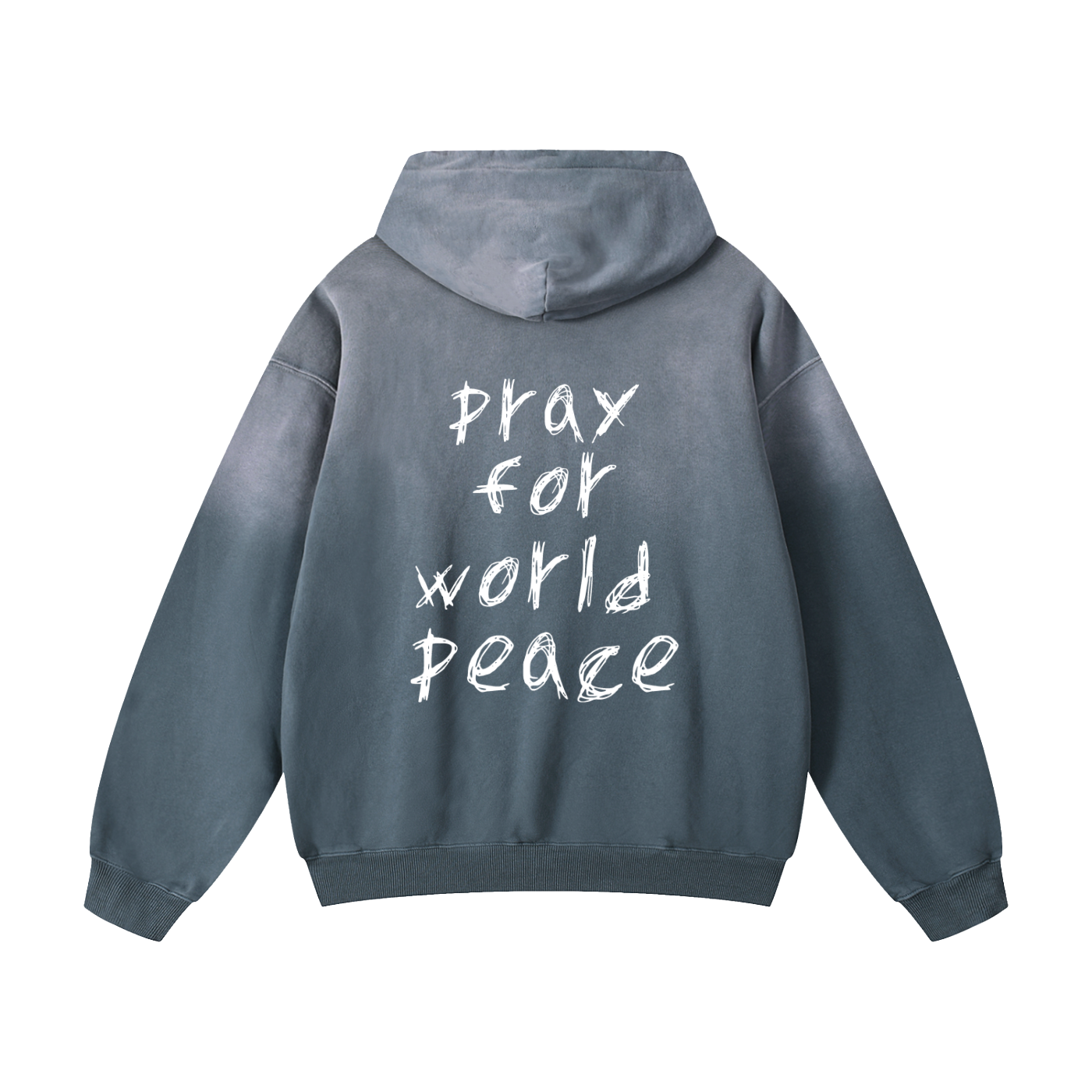 Pray For World Peace Oversized Hoodie