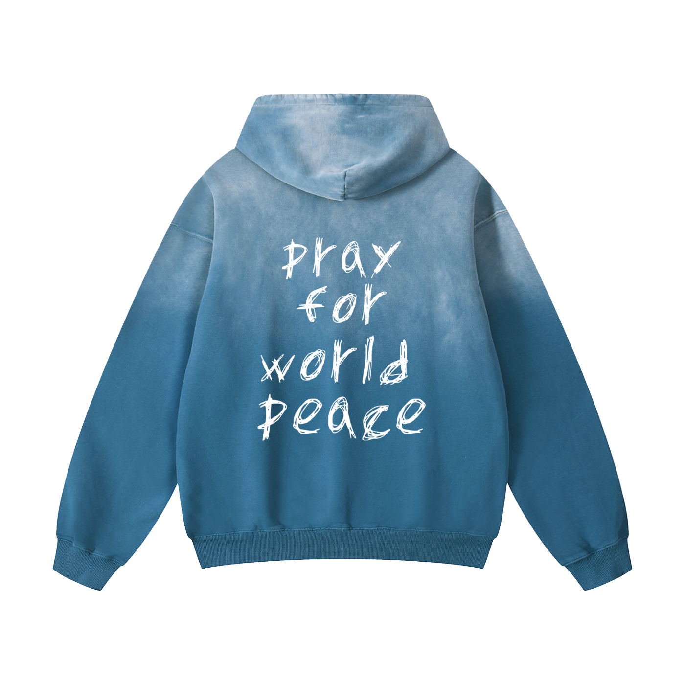 Pray For World Peace Oversized Hoodie